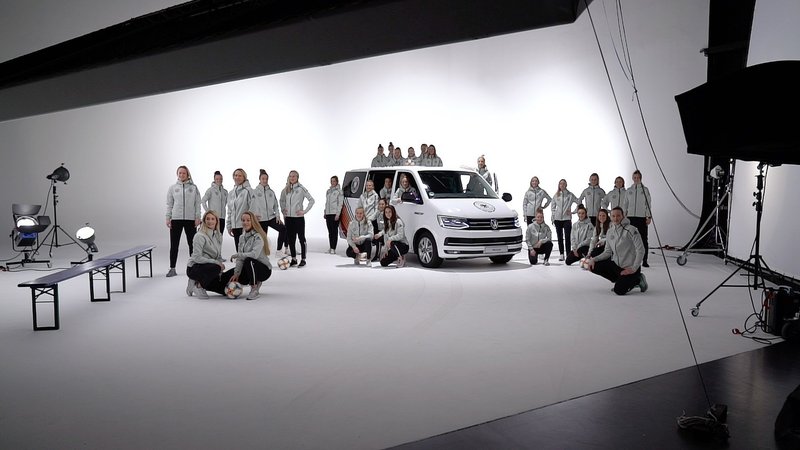 Fotoshooting DFB Frauen-Nationalmannschaft