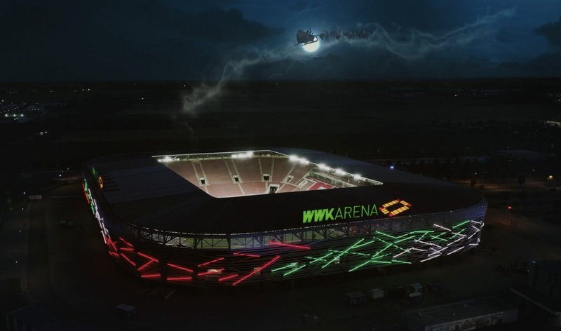 Der FC Augsburg wünscht Frohe Weihnachten